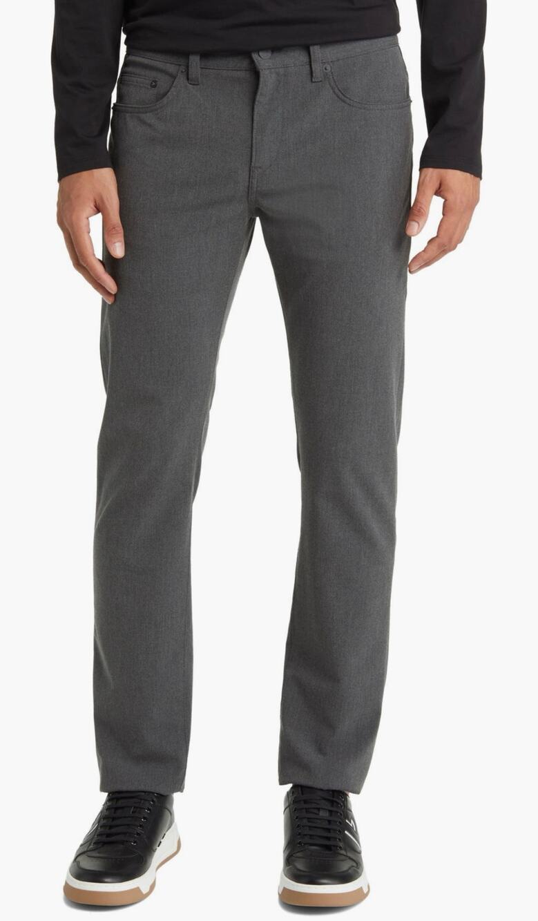 BOSS Men's Gray Delaware Slim Fit Pants 30/32 EUC